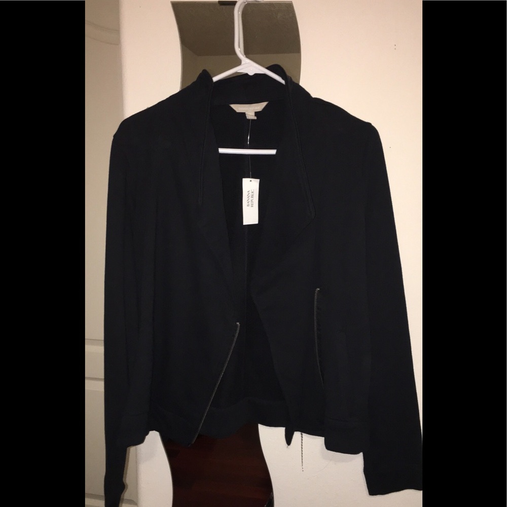 BRAND NEW banana republic black jacket